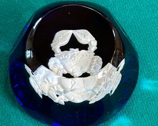Baccarat paperweight.