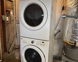 Kenmore stackable washer/dryer.