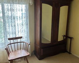 Beautiful antique armoire.