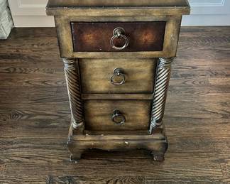 Seven Seas Side Table With 3 Drawers By Hooker Furniture