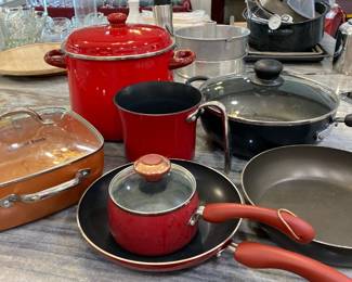 Variety of pots and pans