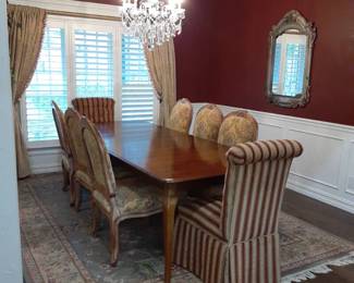 Pennsylvania House Dining Table And 8 Chairs