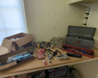 Hand Tools, Tool Box, Craftsman Auto lock, Stanley,Wrench S, Screw Drivers, Nails, Pliers, Punches,