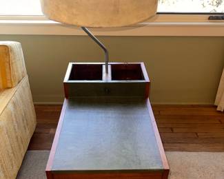 George Nelson Herman Miller End Table w/ Lamp