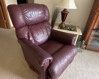 Second burgundy lazy boy, recliner available