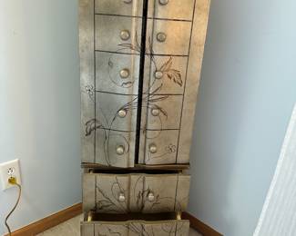 Decorative jewelry armoire - located in master bedroom 