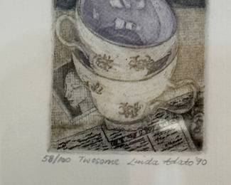 signed and numbered print