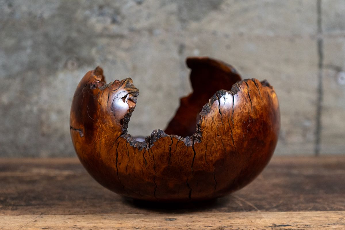 Manzanita wood bowl