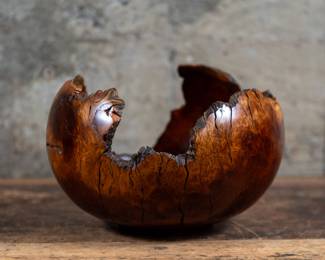 Manzanita wood bowl