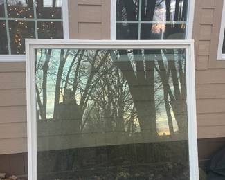 This triple insulated replacement window is 67”w x 62”h. It is also at the other location by appointment only