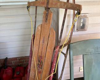 Flexible flyer vintage sled