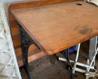 Antique school desk 