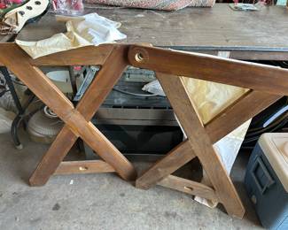 Amish quilt frame, the posts are in next photo