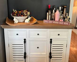 Kitchen buffet storage cabinet (or wine bar)