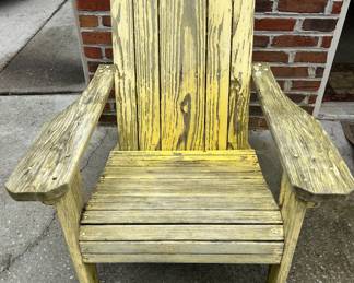 Wood Adirondack chair (1 of 2)