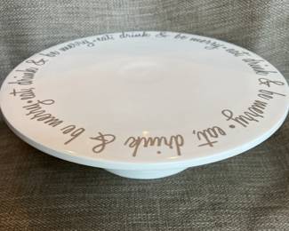 Ciroa porcelain cake plate