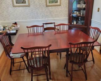 Pennsylvania House Dining Room Table and Chairs 