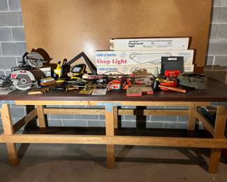 Workbench Full of Tools