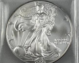 2005 American Silver Eagle 1oz .999