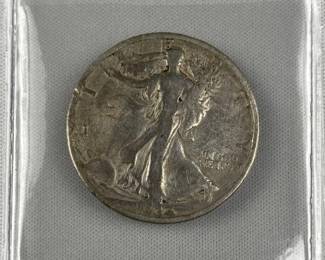 1934-S Walking Liberty Silver Half Dollar, US 50c
