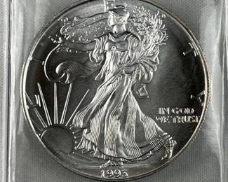 1993 American Silver Eagle 1oz .999