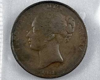 1853 Great Britain Large Cent