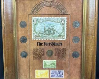 (7) Liberty V Nickels, Framed 'The Forty Niners'