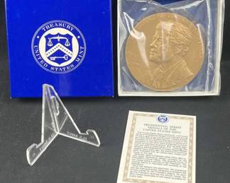 US Mint Large Bill Clinton Bronze Medal
