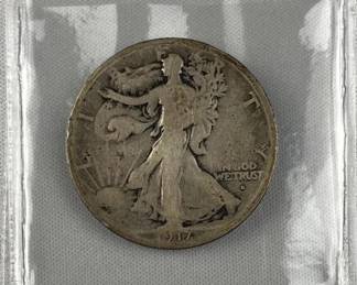 1917-S Obverse Mint Walking Liberty Silver Half