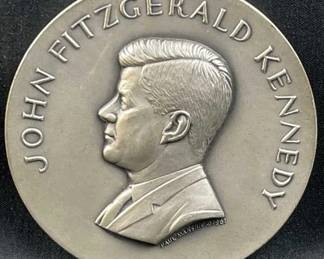 Vintage JFK Inaugural Pure Silver Medal