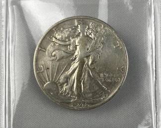 1946-S Walking Liberty Silver Half Dollar, US 50c