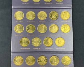 (41) Coin History of the US Presidents Medals Set