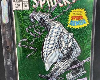 1993 Marvel Web of Spider-Man #100 Giant Foil
