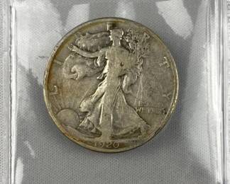 1920-S Walking Liberty Silver Half Dollar, US 50c