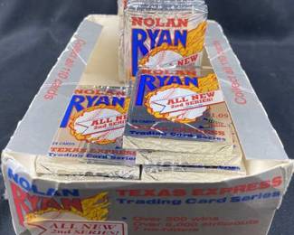 (11) Nolan Ryan Pacific Express Card Packs in Box