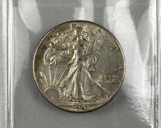 1941 Walking Liberty Silver Half Dollar, US 50c