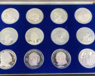 (12) Sterling Silver US Capitol Historical Society
