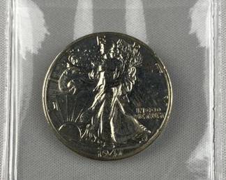 1947-D Walking Liberty Silver Half Dollar, US 50c