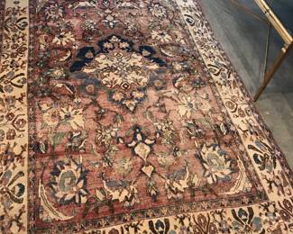 Antique throw rug