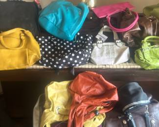 Women purse and clothes 