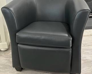 Gray Accent Barrel Chair