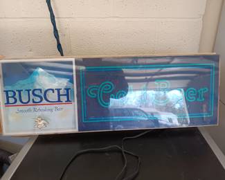 Busch LED bar sign