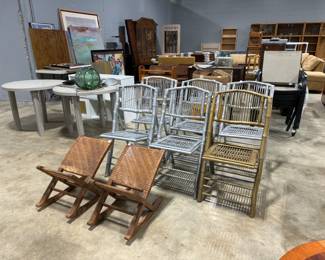 Bamboo Folding Chairs Orlando Estate Auction