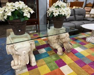 Elephant Coffee Table Orlando Estate Auction
