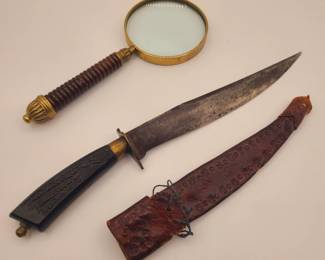 magnifying glass sold.