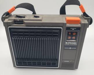 GE 8 Track Tape Player