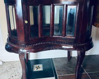 Kidney Shaped Cabinet