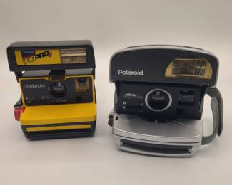 Polaroid Instant Cameras. (Black Silver Express sold).