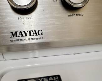 Maytag washer , dryer