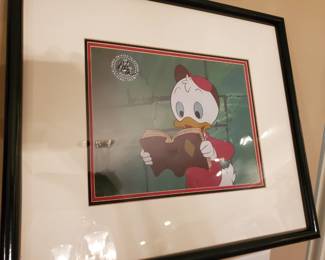 Duck Tales Original Disney movie cell with Authentication 